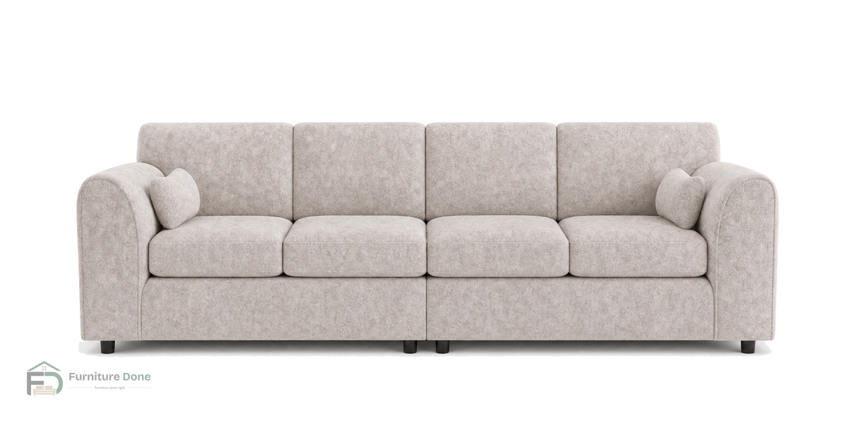 Chicago Full Back 4 Seater Sofa in Dapple Cream — Furniture Done