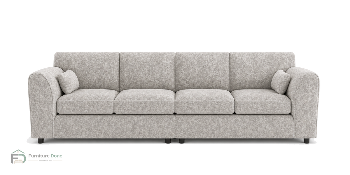 Chicago Full Back 4 Seater Sofa in Dapple Oatmeal — Furniture Done