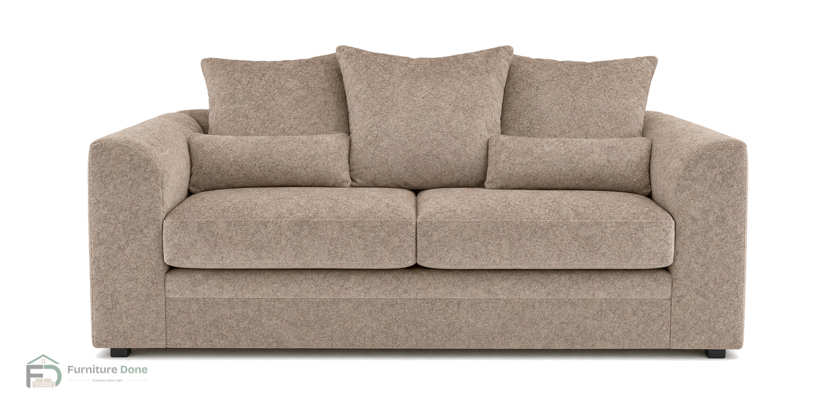 Chicago Scatter Back 2 Seater Sofa in Dapple Caramel — Furniture Done
