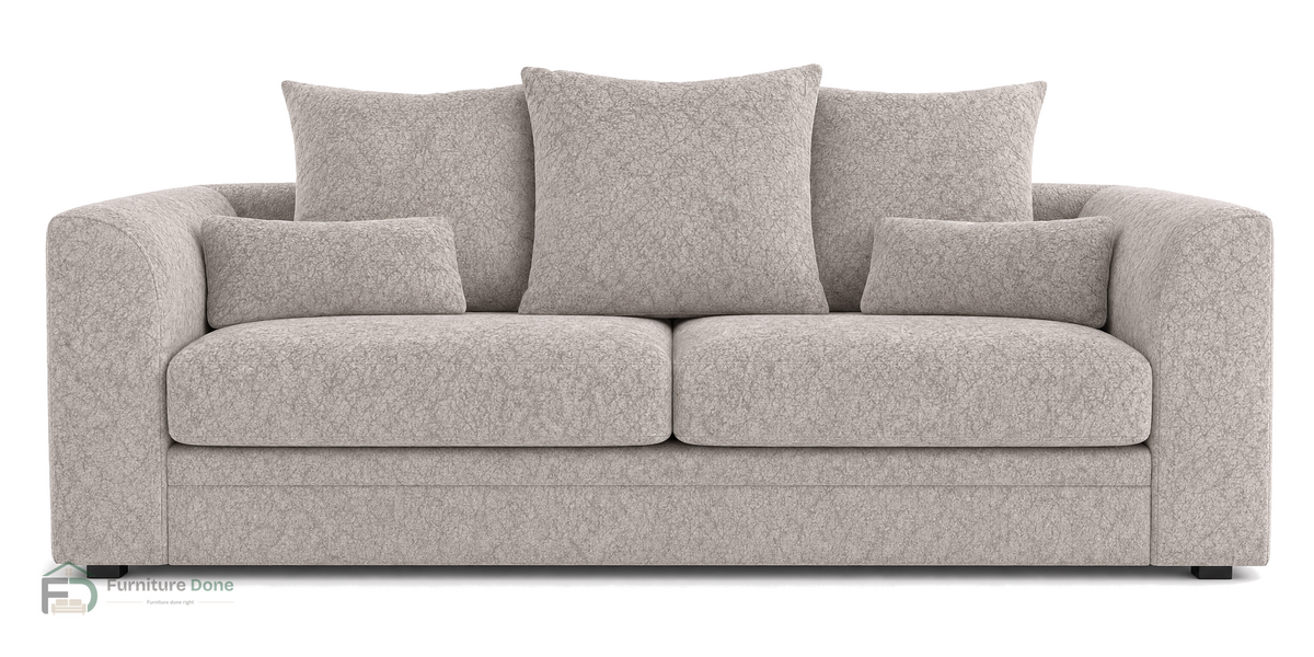 Chicago Scatter Back 2 Seater Sofa in Dapple Oatmeal — Furniture Done