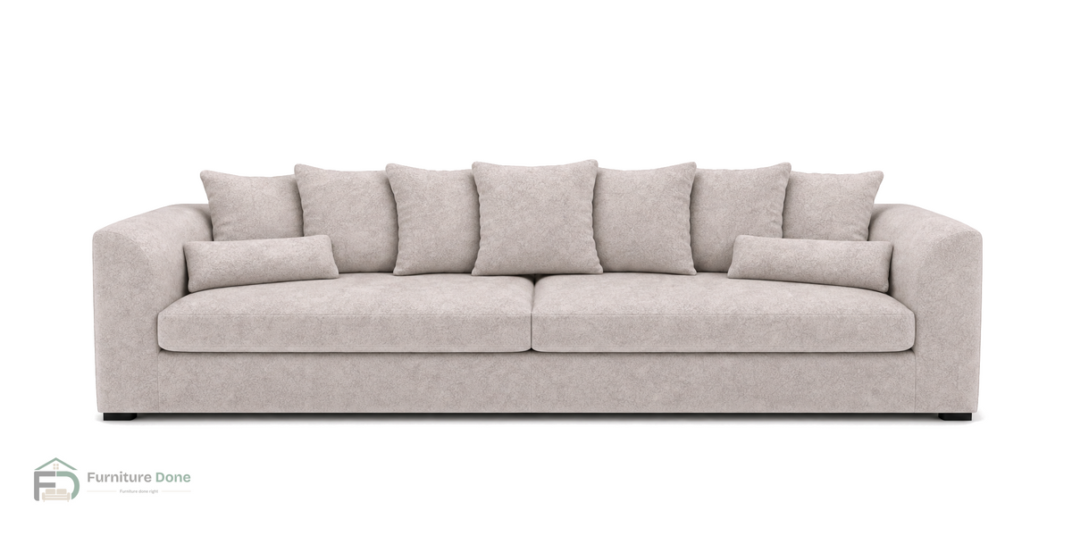 Chicago Scatter Back 4 Seater Sofa in Dapple Cream — Furniture Done