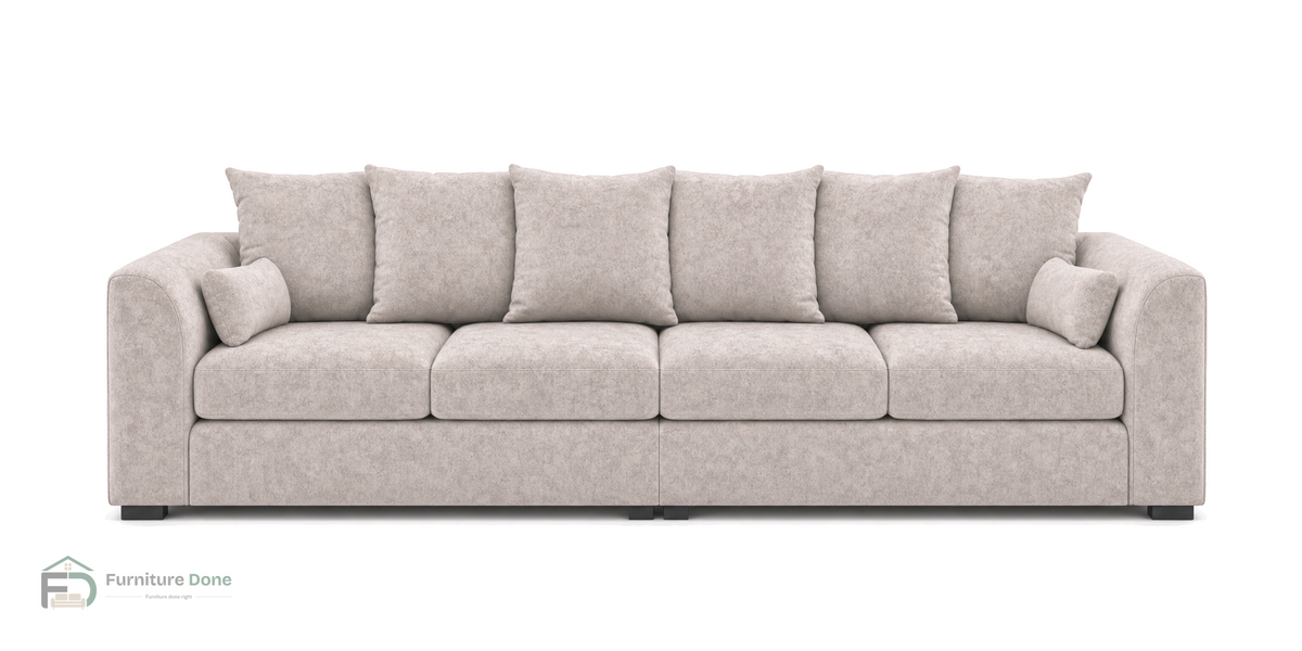 Chicago Scatter Back 4 Seater Sofa in Dapple Cream — Furniture Done