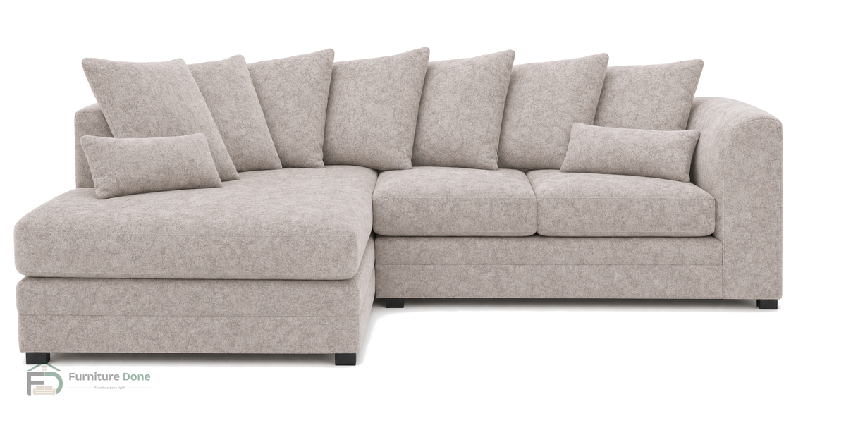 Chicago Scatter Back Corner Sofa LH in Dapple Cream — Furniture Done