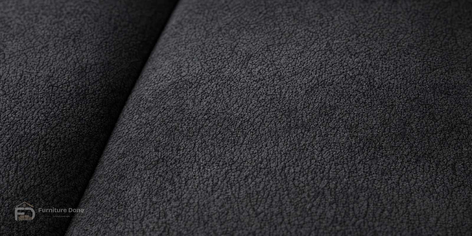 Dapple Black fabric close-up — Furniture Done