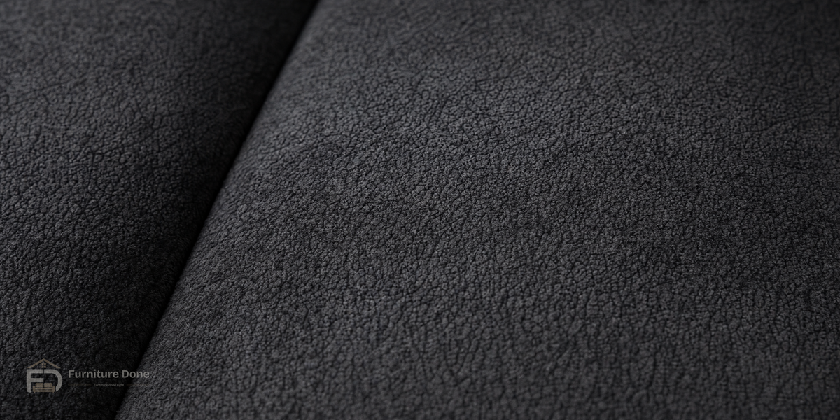Dapple Black fabric close-up — Furniture Done