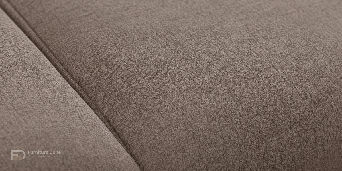 Dapple Chocolate fabric close-up — Furniture Done