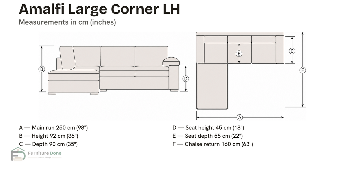 Large Corner — dimensions