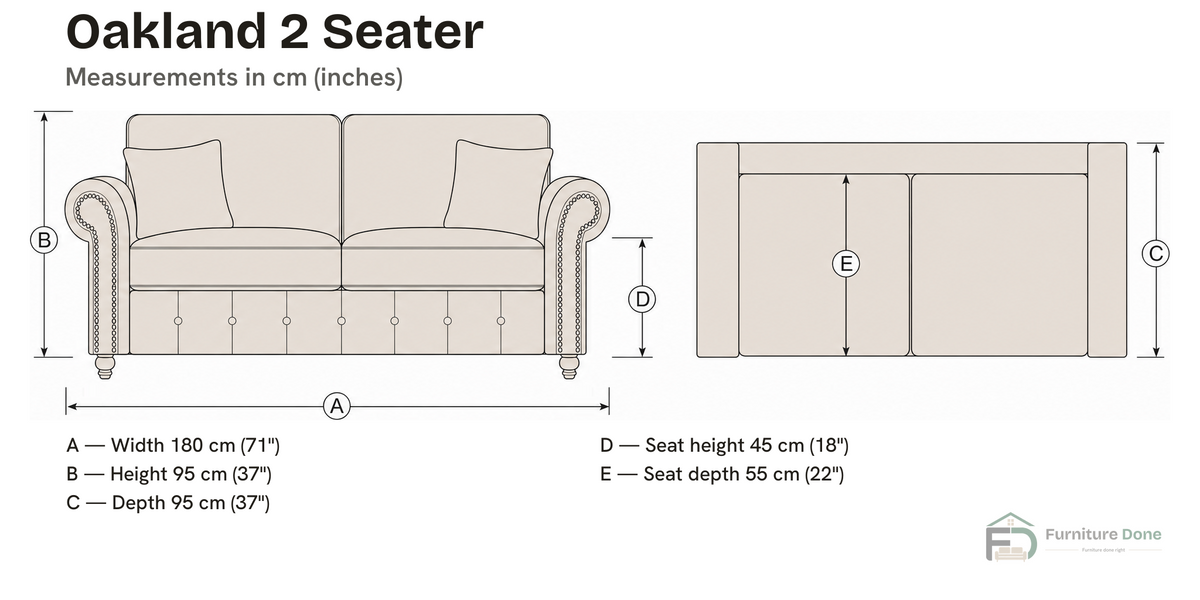 2 Seater — dimensions