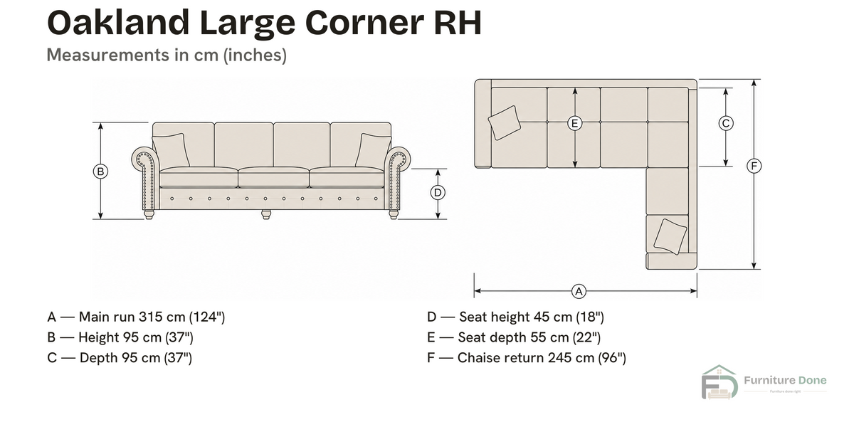Large Corner — dimensions
