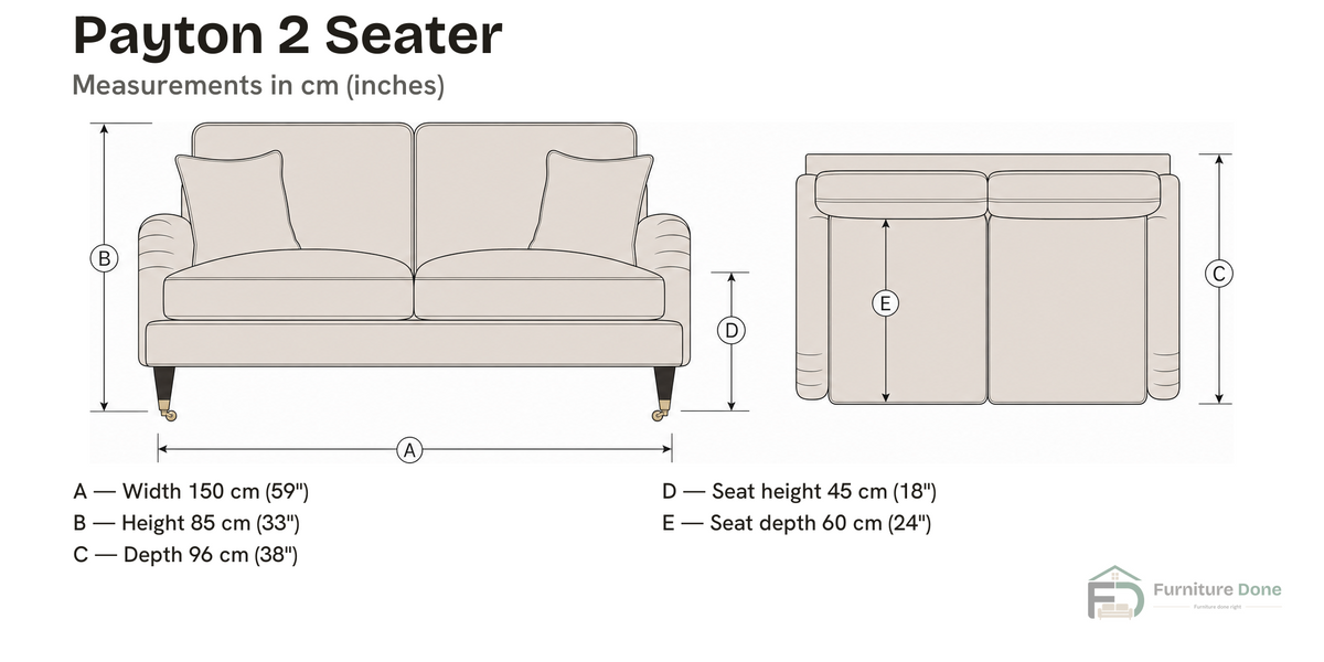 2 Seater — dimensions