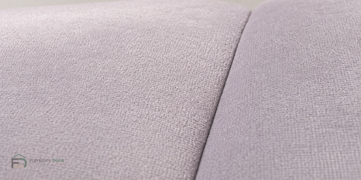 Plush Velvet Dusty Pink fabric close-up — Furniture Done