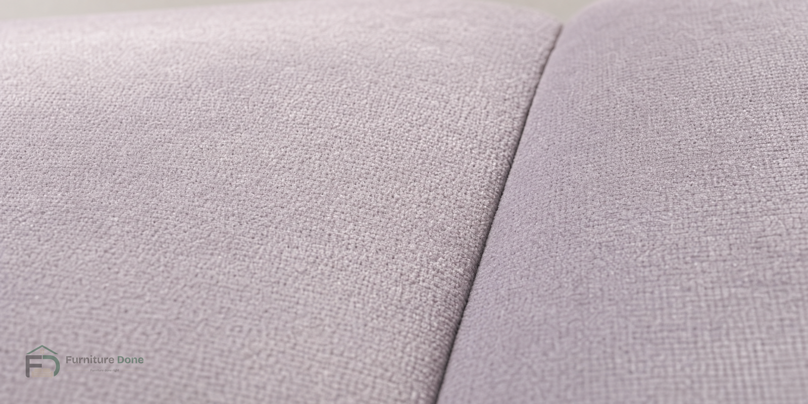 Plush Velvet Dusty Pink fabric close-up — Furniture Done