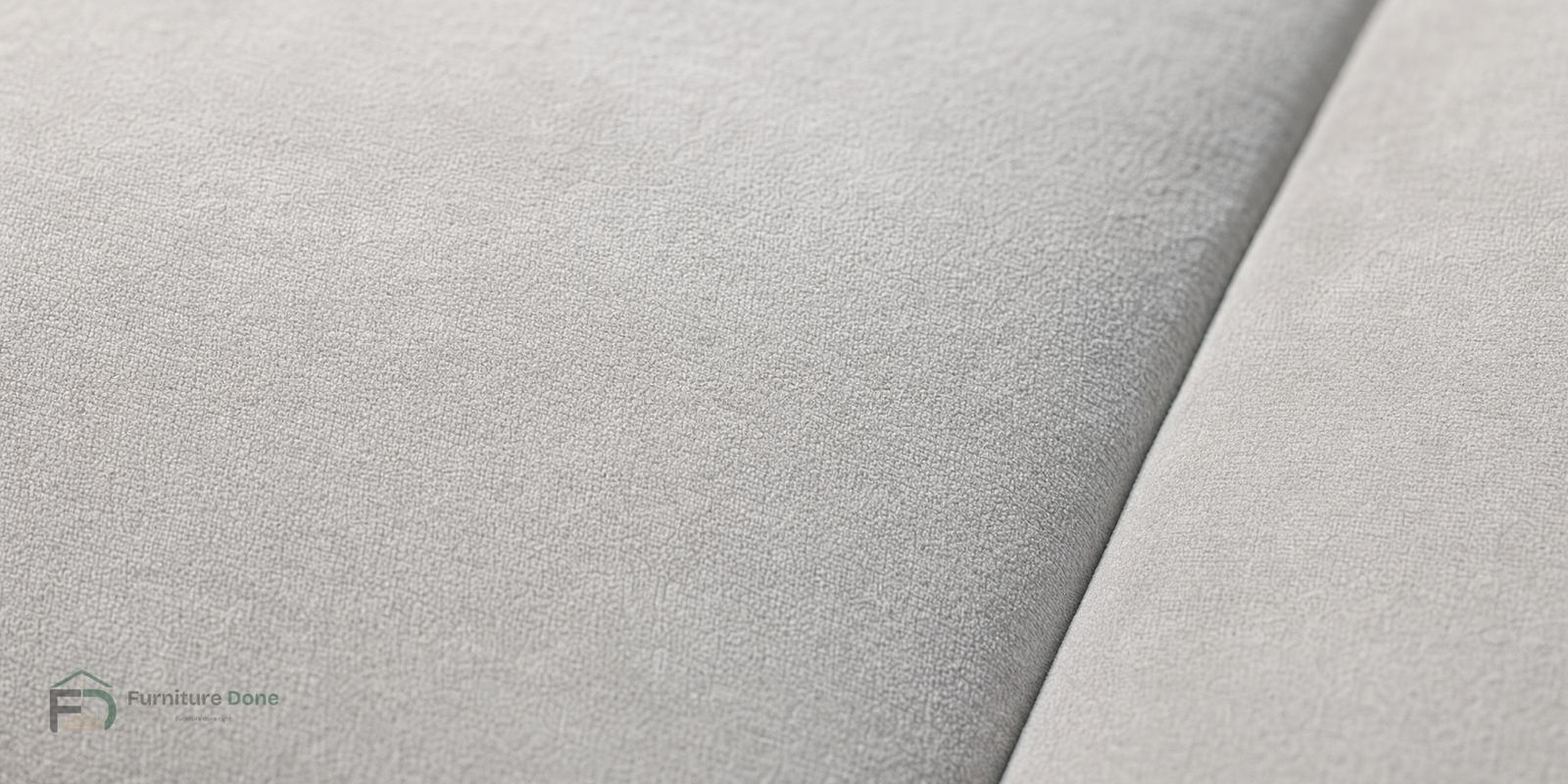 Plush Velvet Silver fabric close-up — Furniture Done