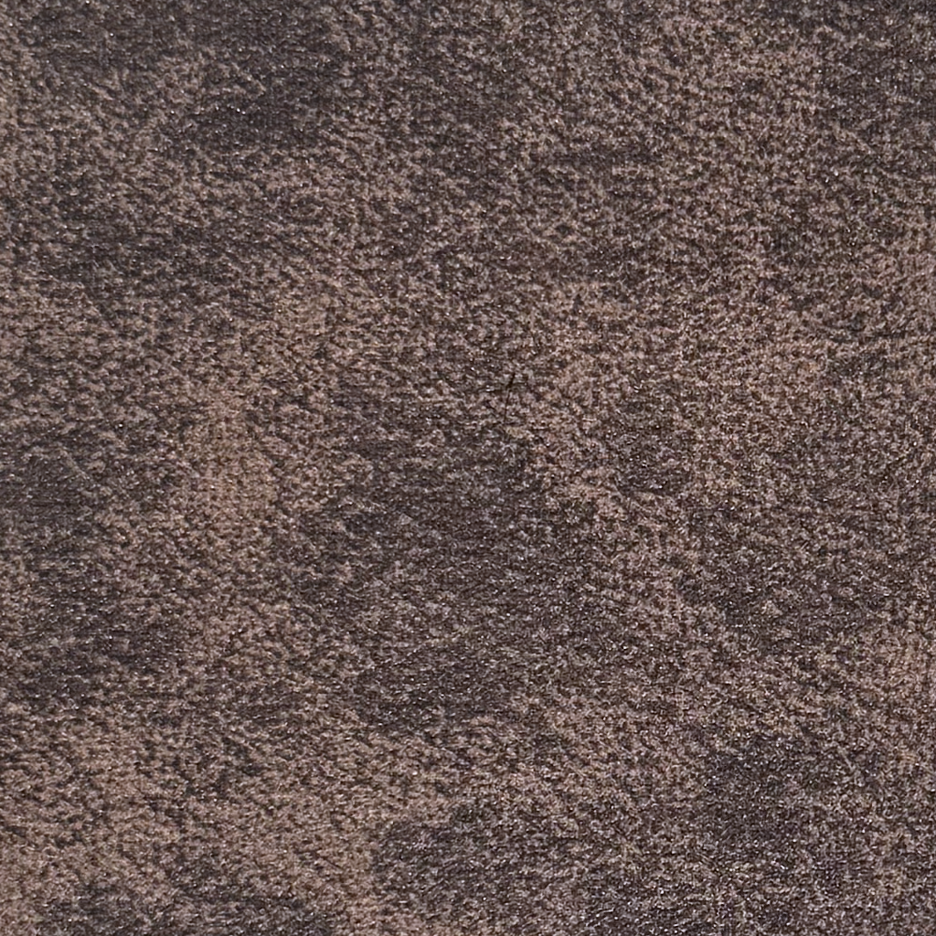 Faux Leather fabric sample swatch in Chocolate
