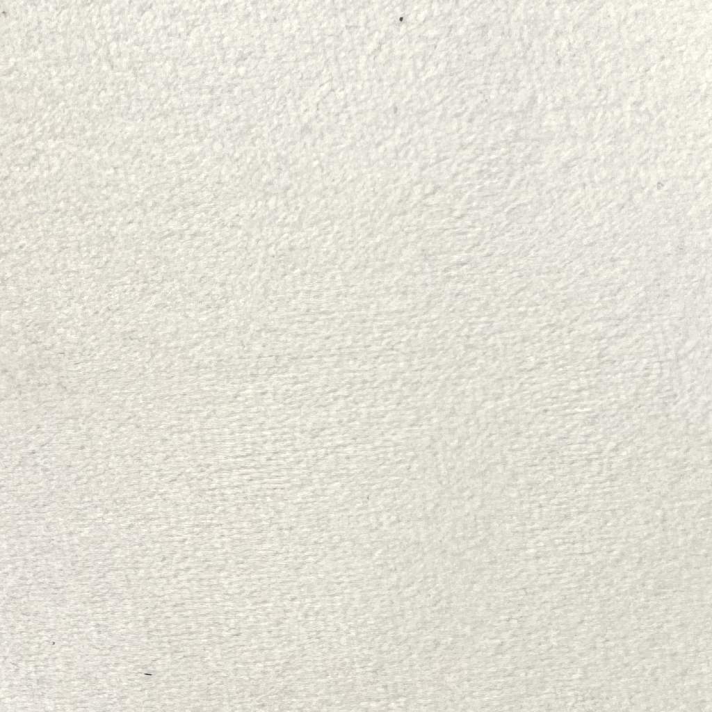 Plush Velvet fabric sample swatch in Cream
